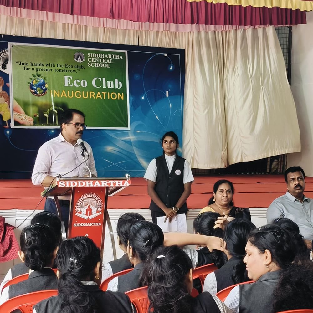 The inauguration of the school Eco Club